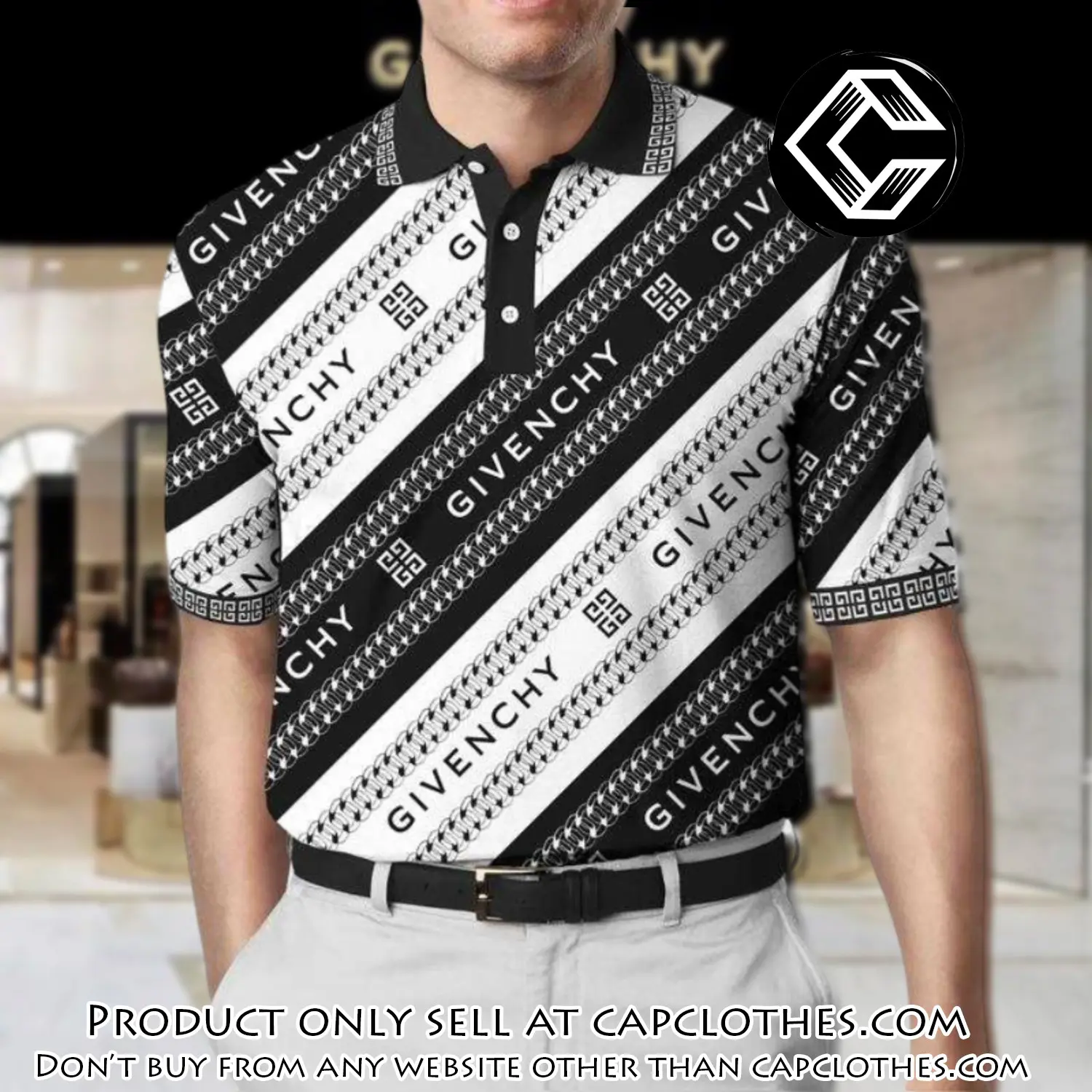 Givenchy premium polo shirt  luxury polo shirt for men pls520 cc0022313